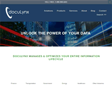 Tablet Screenshot of doculynx.com